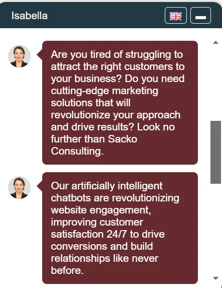 A split-screen image. On the left, a person using a laptop, their location pinpointed on a world map. On the right, a chat window with a customized message tailored to the user's location, offering local recommendations or information relevant to their interests.